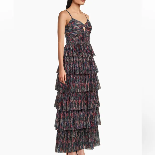 Hutch Rosey Floral Tiered Gown Size 6 - Image 2