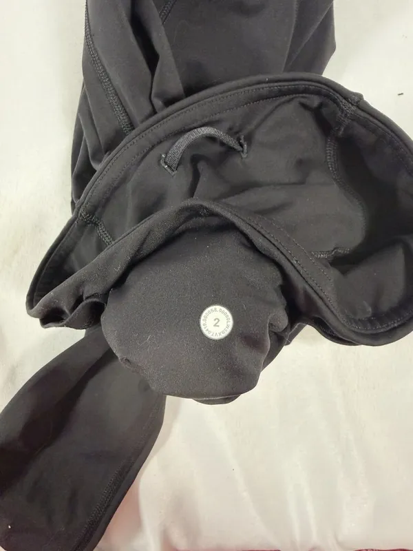 Lululemon Fast and Free legging tight 31" Non-reflective; Black Size 2 - Image 3