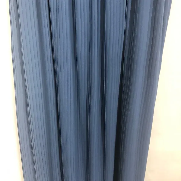 Lauren Conrad Maxi Blue Sleeveless Pleated Dress Size M - Image 10