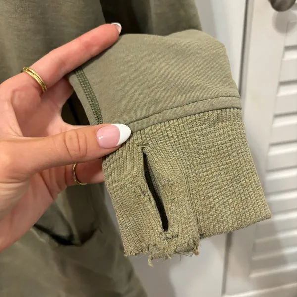 Lululemon On The Daily Hoodie Heathered Fatigue Fog - Image 8