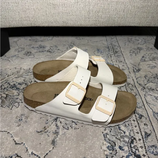 Birkenstock Arizona Sandal Cream - Image 4