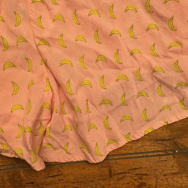 Zara Womens Pink Bananas‎ Spaghetti Straps Romper Size Small - Image 2