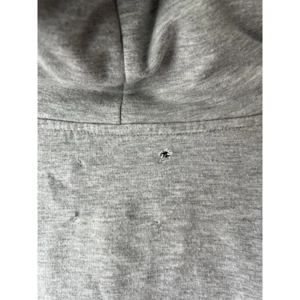 Aerie Offline Size Small Cropped Grey Hoodie Sweatshirt - Image 7