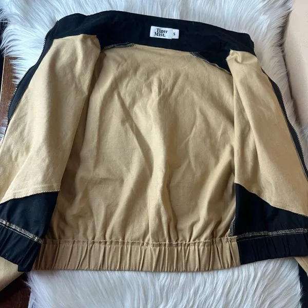 Tiger Mist Harley Crop Jacket Size Small - Image 6