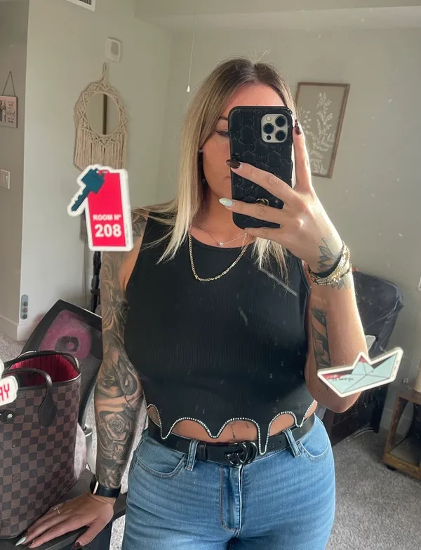 Tank Top Black Size L - Image 2