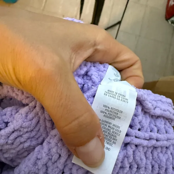Aerie Lilac Cable Car Quarter Zip Sweater - Image 5
