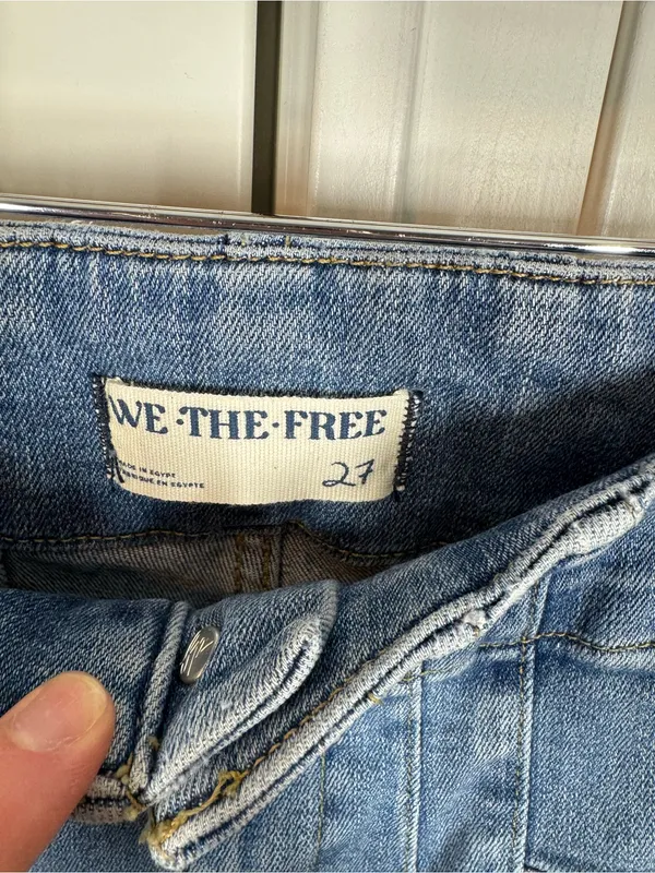 We The Free Jayde Flare Jeans Super High Rise Women's Size 27 Free People retro - Image 3