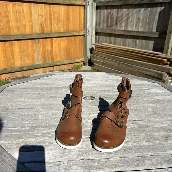 B.O.C. Kiley Motorcycle‎ Boot in brown size Women's size 10 - Image 4