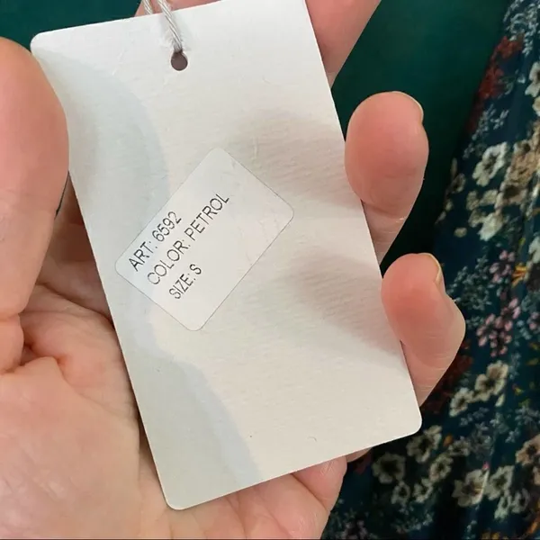 Elena Baldi Silk Floral Hi-Lo Dress Size Small - Image 10