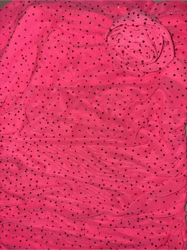 AFRM Hot Pink Evening Gown with Rosesette Size undefined - Image 3