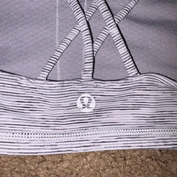 Lululemon Free To Be Bra Wee Are From Space Ice Grey Alpine White 6 - Image 5