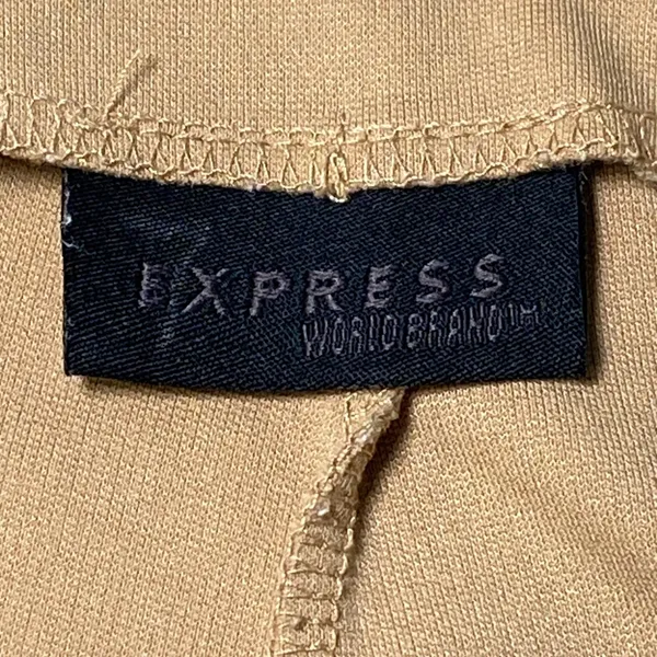 Express Flare Leg Pants Women's 5/6 Regular Camel Tan‎ High Rise EUC - Image 6