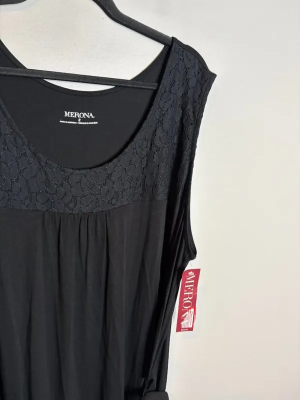🔆 NWT Merona black casual dress - Image 2