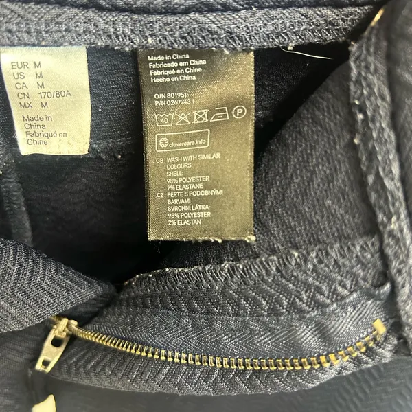 H&M Women's Black Skinny Medium Pants - Image 9