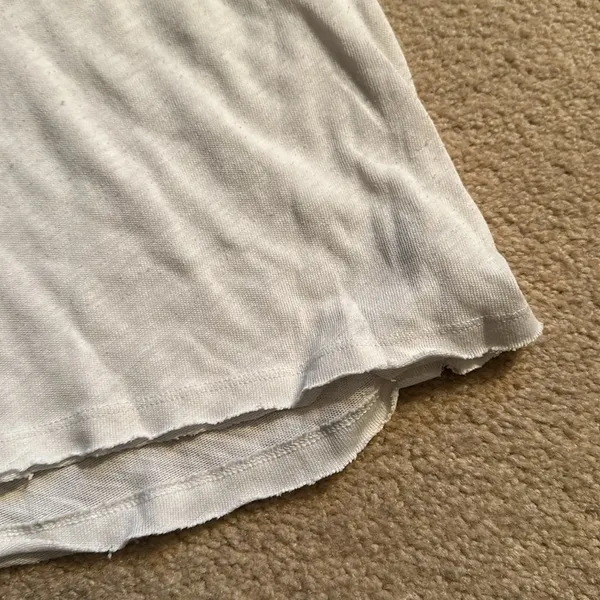 We The Free oversized distressed white tee XS - Image 5