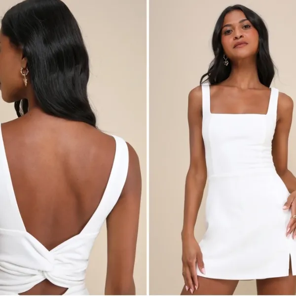 LULUS Bridal Bachelorette Engagement Bridal Shower Sexy Chic Honeymoon Romper - Image 3