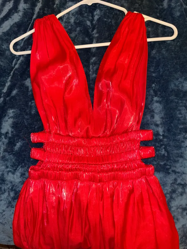 Red Romper Size XS - Image 3