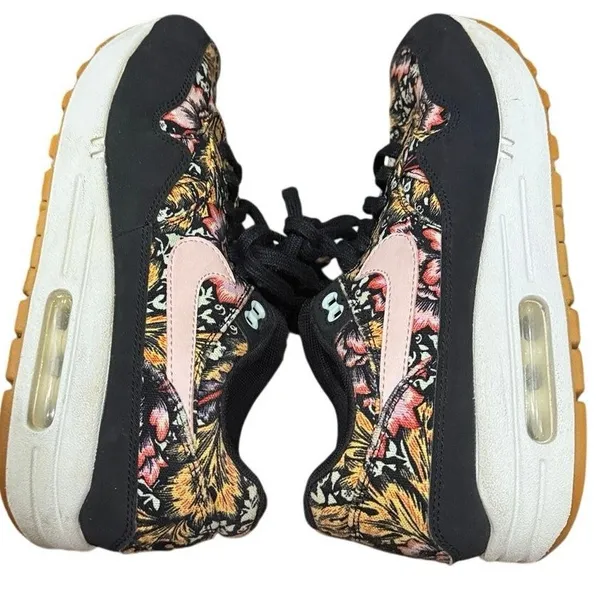 Nike Air Max 1 QS Floral Spring Mix Sneakers Women’s Size 8 Rare 2018 - Image 16