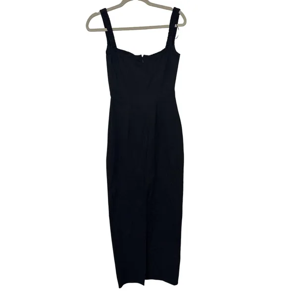 LIONESS Hot Nights Maxi Dress in Onyx XSmall New Womens Long Cotton Gown - Image 6