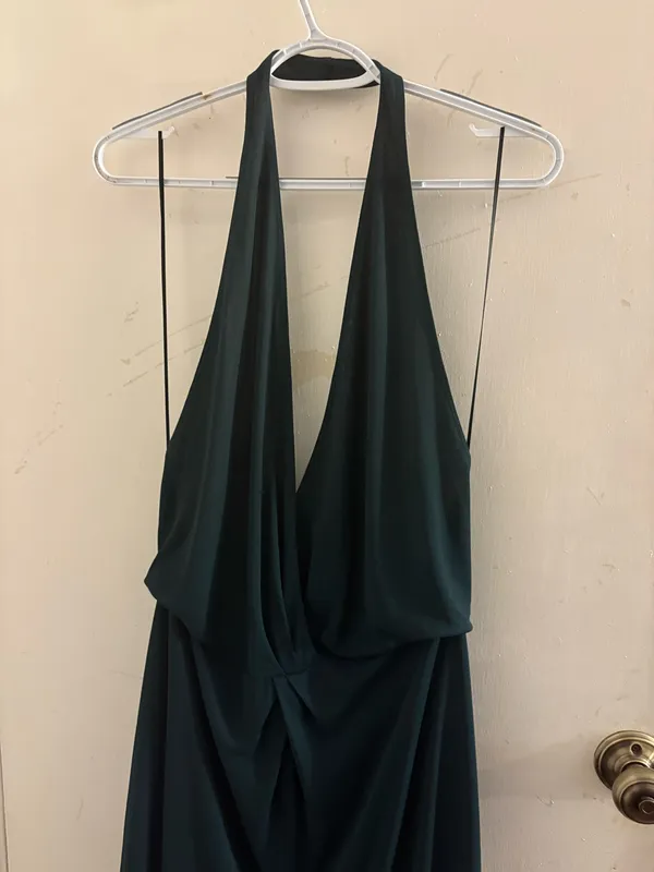 Reformation Backless Halter Gown Dress  - Image 2