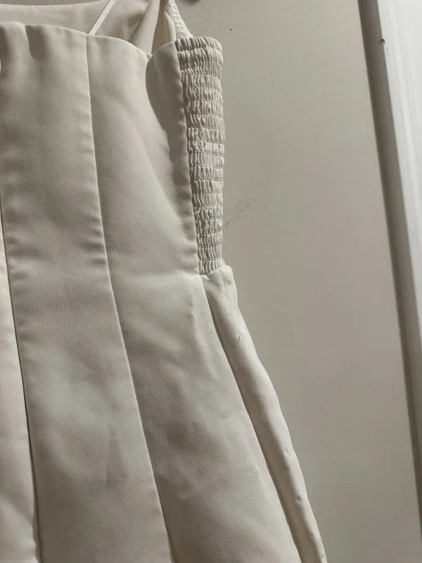 AMANDA UPRICHARD Christy Maxi Dress in Ivory Size Small - Image 9