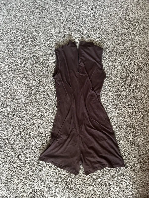 Brown Romper Size M - Image 2
