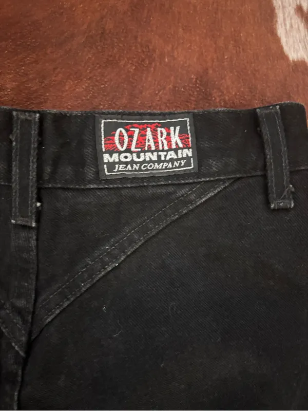 Vintage‎ Ozark Mountain Black High-Waist denim Women’s Jeans - Image 10