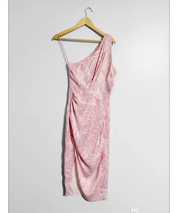 Saylor Emiliana One Shoulder Midi Dress - Image 3