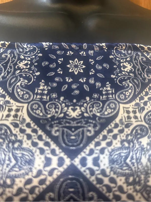 Birch and Stone Navy Tile-Print Spaghetti Strap Mini Dress - Image 13