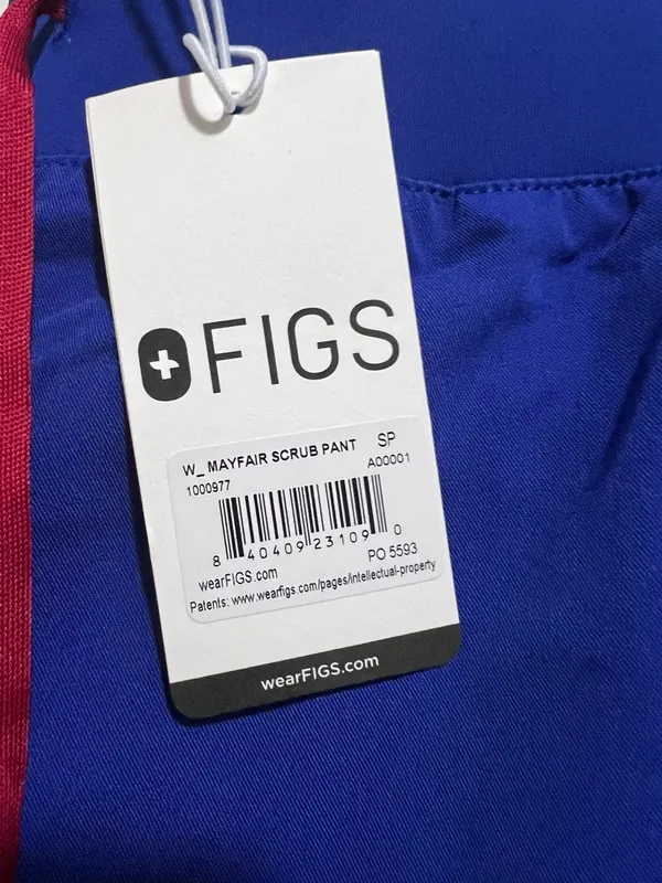 FIGS High Waisted Mayfair Skinny Tapered Scrub Pants - Small Petite - Image 4