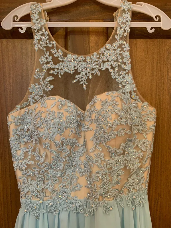 PromGirl Blue Homecoming Dress - Image 2