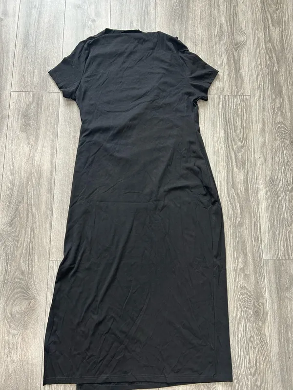 New Showpo Zayna Midi Dress Jersey Short Sleeve Dress In Black MSRP $89 - Image 8