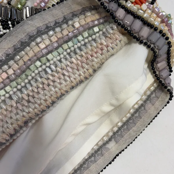 Zara Full Beaded Mini Skirt - Image 7