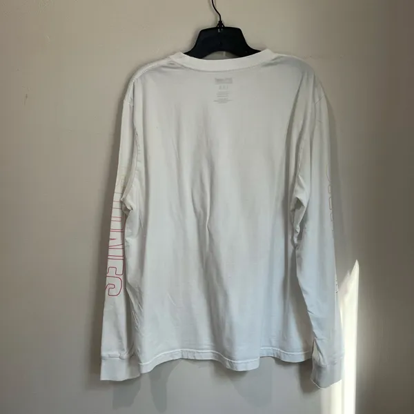 Tailgate Rolling Stones Graphic Long Sleeve Tee Size L White‎ Band Shirt - Image 2