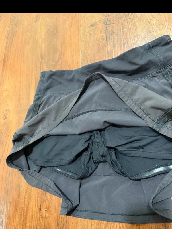 Lululemon Black Pace Rival Mini Athletic Skirt - Image 4
