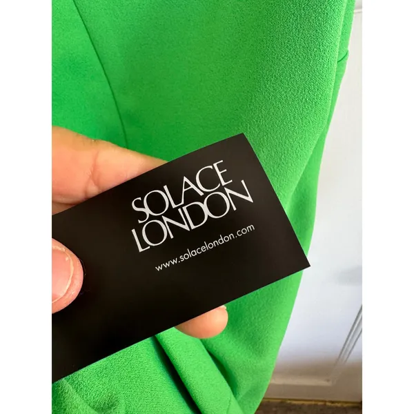 Solace London Cora Mini Dress is‎ bright green size US8 - Image 8