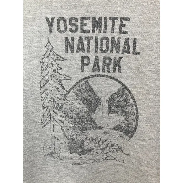 Vintage Yosemite National Park Gritty Boho Outdoor Adventure Hiking Sweatshirt - Image 2