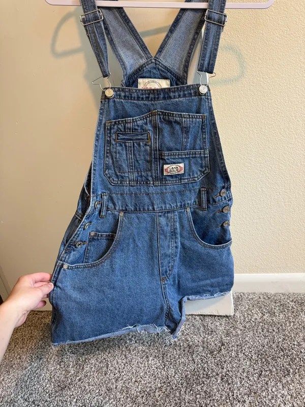 Denim Overalls Blue - Image 2