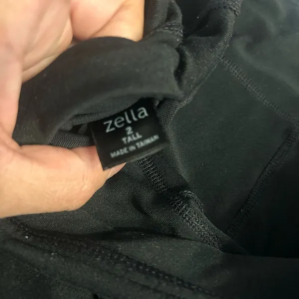 Zella Black flared Leggings size 2 tall - Image 3