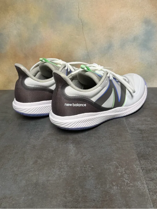 New Balance Women's 796v3 Tennis Shoes White/Grey/Purple/Green Size 10B - Image 8