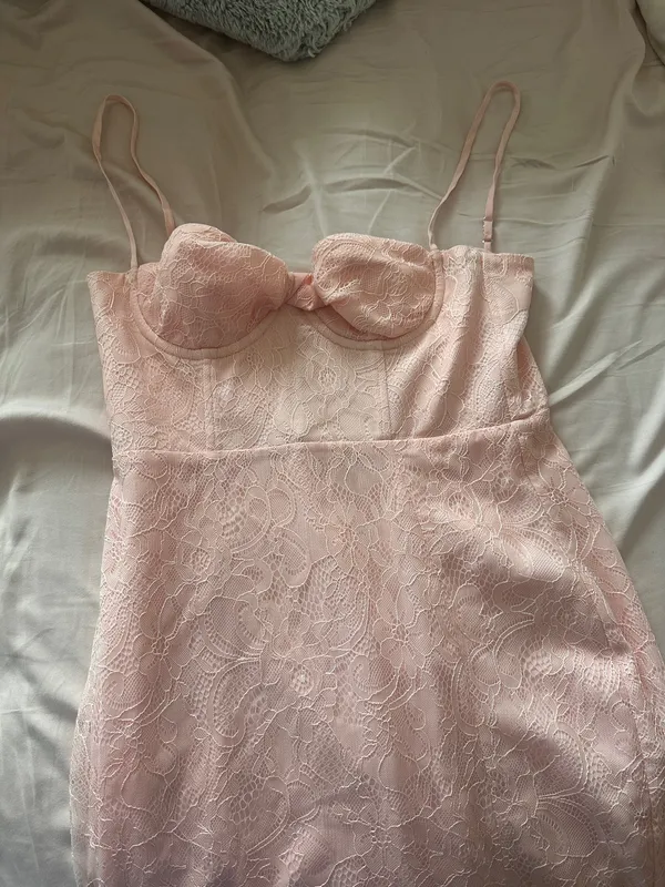 Revolve Katina Gown in Blush Pink - Image 3
