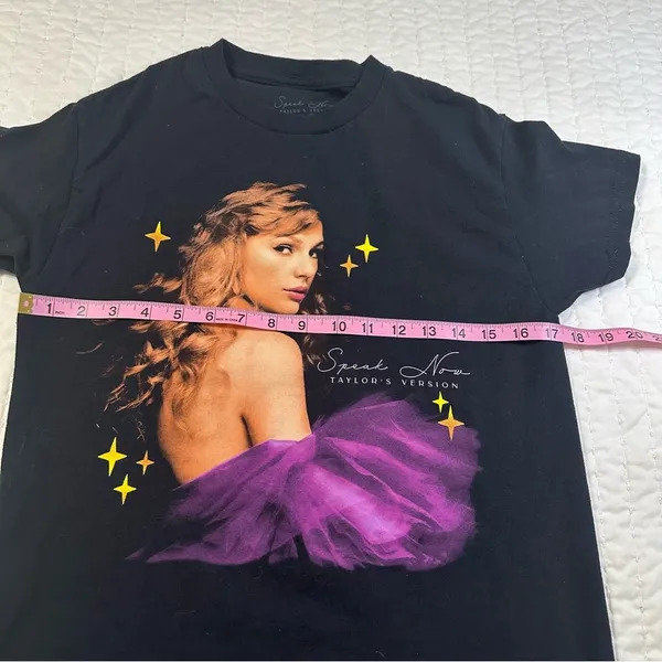 Taylor Swift Black and Purple SPEAK NOW Graphic Tee Taylor’s Version - Image 4