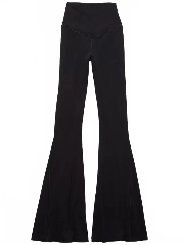 American Eagle Short OFFLINE By Aerie Real Me High Waisted Crossover Rib Super Flare Legging - Image 4