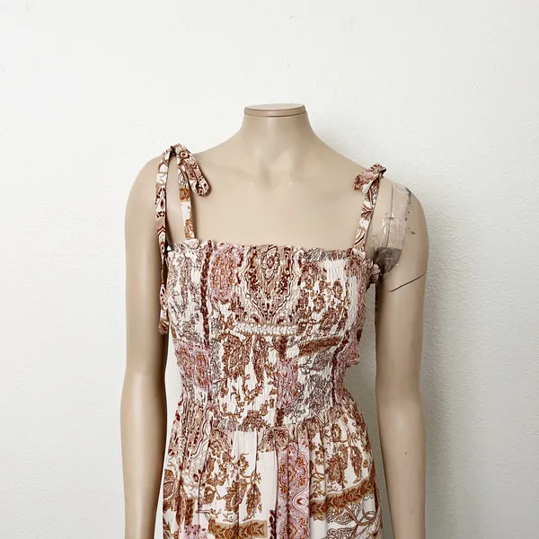 [Vici Collection] Call Away Floral Maxi Dress Smocked Bodice NWOT Tiered Size XL - Image 5