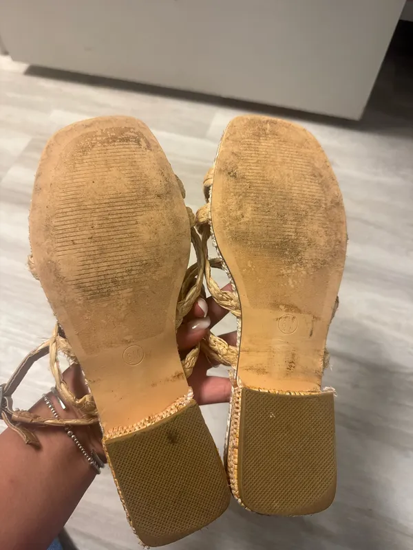 Cushionaire Nude Braided Sandals - Image 4