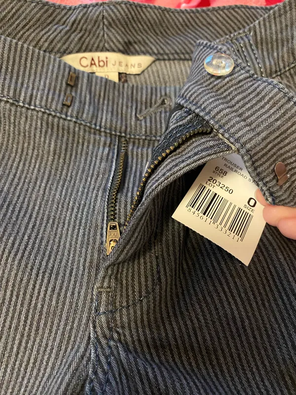 Cabi Pinstripe Jeans - Image 2