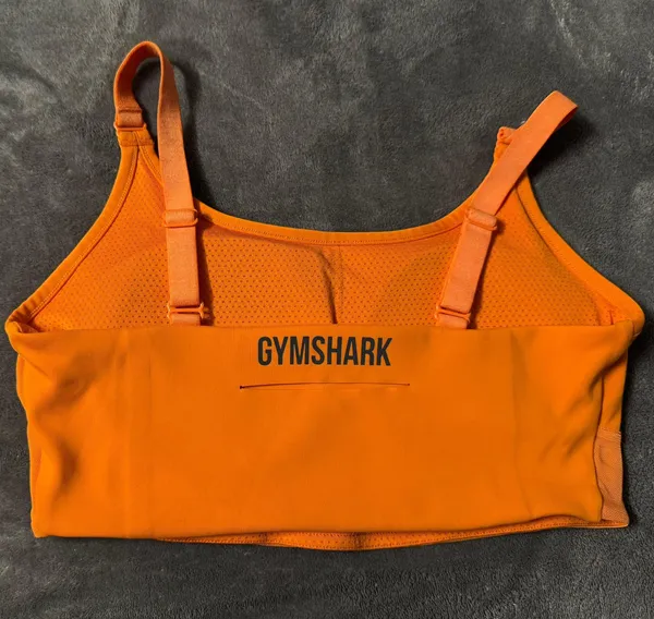 Gymshark Orange Sports Bra - Image 2