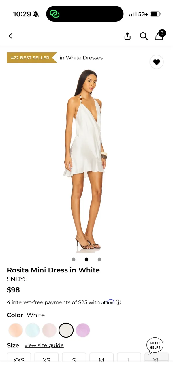 White Dress Revolve - Image 3