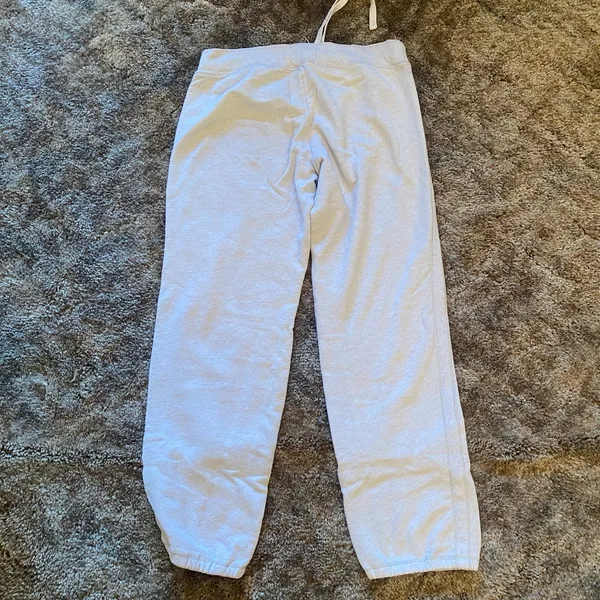 Hollister Y2K Sweatpants Light Heather Cinched Ankle Jogger Drawstring Waist - Image 4