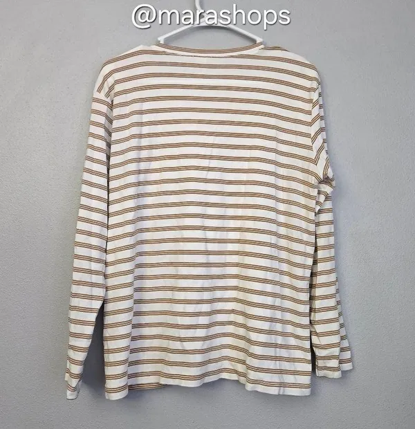 LAKE Pima Long Sleeve Weekend Pajama Shirt in Bark - Image 4